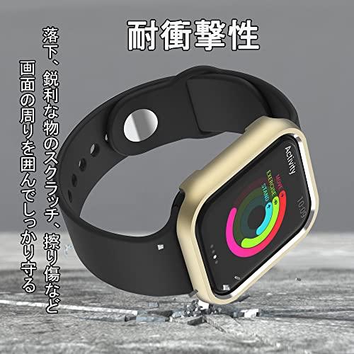 Miimall Apple Watch 金属製バンパー42mm ケース 超軽量型 耐衝撃 取り付け簡単 シンプル 頑丈で硬いメタル材質 アップ｜kakinokidou｜06