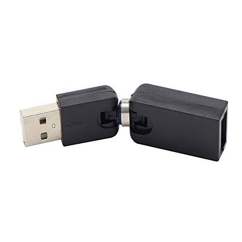 ViViSun USB2.0アダプタ360°回転可能 USBアダプタ 方向変換 USB2.0-A オス ／USB2.0-A メス｜kakinokidou｜05