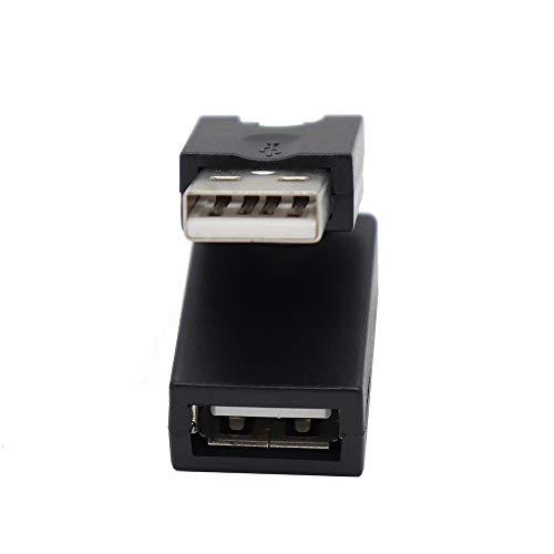 ViViSun USB2.0アダプタ360°回転可能 USBアダプタ 方向変換 USB2.0-A オス ／USB2.0-A メス｜kakinokidou｜07