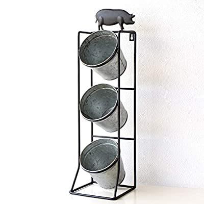 タカショー フラワースタンド テラス室外機ラック MSF-34