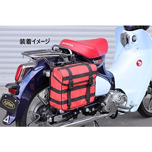 キジマ  kijima  バイク バイクパーツ K3 サイドバッグ タクティカル TC02 13L 30×35×12 cm  ブラック ZK3-10003B｜kakinokidou｜03