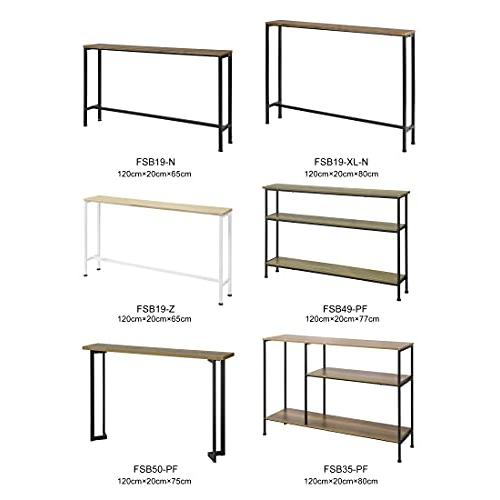 SoBuy コンソールテーブル 玄関テーブル サイドテーブル スリム 木目調 幅120×奥行き20×高さ80 北欧風 おしゃれ ?｜kakinokidou｜08
