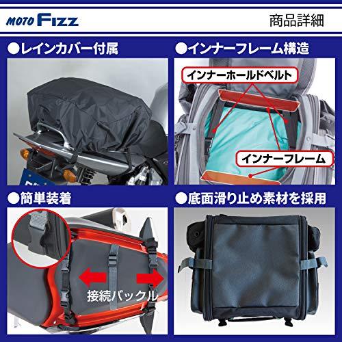 タナックス TANAX  MOTOFIZZ バイク用 ミニフィールドシートバッグ アーバンブルー 容量 19-27L MFK-274｜kakinokidou｜06