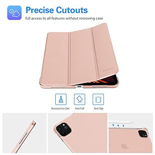 ProCase iPad Pro 11 ケース 2021 第3世代、 Apple Pencilのペアリングと充電に対応  三つ折り スタンド　スマートカバー?｜kakinokidou｜05