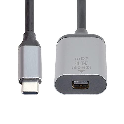 Xiwai USB-C Type C - Mini DP Displayport ケーブルアダプター 4K 2K 60hz タブレット&携帯電話&ノートパソコン用｜kakinokidou｜03