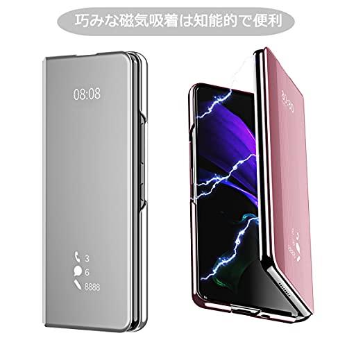 Galaxy Z Fold 3ケース PU革＋PCフレーム+ガラス面 耐衝撃 薄型 快適 スタンド機能 スマホケース スクラッチ防止｜kakinokidou｜04