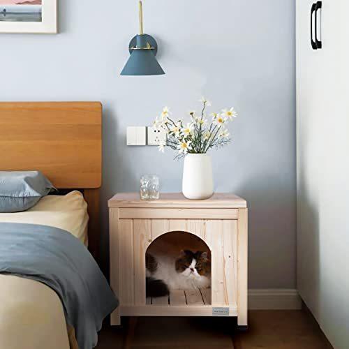 petsfit 犬小屋 猫小屋 ペットハウス 天然木 杉 犬舎 猫舎 木製ゲージ 小型犬 おしゃれ 屋内 