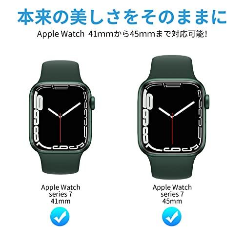2021モデル TALENANA Apple Watch 8/7/6/SE/5/4 用 液晶保護フィルム アップルウォッチ Series 8/7 /6/SE/5/4 用画面保護フィ｜kakinokidou｜03