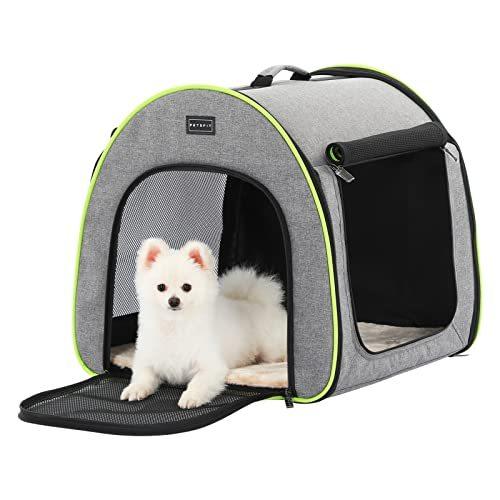 Petsfit ペットハウス ソフトクレート犬 猫 ソフトケージ ペットサークル 折りたたみ ペットテント 通気性 中小型犬猫兼用 小動物 旅行 災害避難用 S グレー A B09lm9bhqz 2515 かきのき堂 通販 Yahoo ショッピング