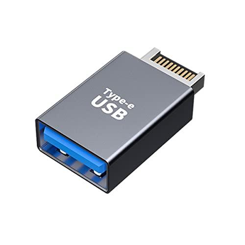 Cablecc USB 3.1 フロントパネルヘッダー オス タイプE - タイプA & タイプC USB-Cマザーボード拡張データアダプター 2個｜kakinokidou｜09