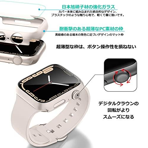 2021独創本当の完全防水  Apple Watch Series 7 用 防水ケース IP67防水規格 実機検証 ハードケース 超薄型 文字盤?｜kakinokidou｜06