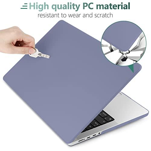 TWOLSKOO 2021 MacBook Pro 14 ケース A2442 M1 Pro / Max 対応, 耐衝撃 排熱機能 改良型 マット ハードケース + 液晶保護フィ?｜kakinokidou｜06