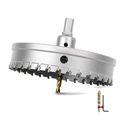 超硬 ホールソー ステンレス T.C.T素材 穴あけ ドリルビット φ115mm 電動ドリル 金属用ホルソー ホールカッター ?