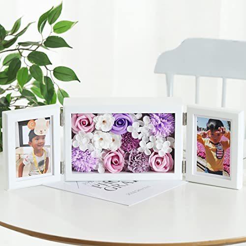 WEISHY 母の日のプレゼント ソープフラワー フォトフレーム 誕生日プレゼント 女性 造花 ホワイトデー お返し ギ