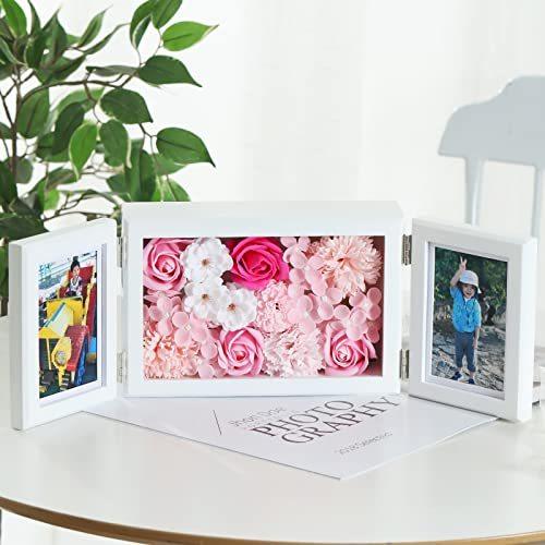 WEISHY 母の日のプレゼント ソープフラワー フォトフレーム 誕生日プレゼント 女性 造花 ホワイトデー お返し ギ