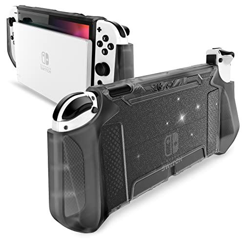 Mumba Nintendo Switch OLED 2021用 ケース TPUグリップ 保護カバー ドッキング可能 アクセサリー Nintendo Switch OLEDとJoy-Con｜kakinokidou｜02