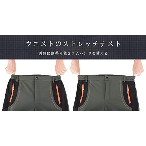 YSENTO メンズ ウトドア ロングパンツ レッキングパンツ ア登山パンツ 薄手 春秋夏用 トサイクリングズボン 速乾｜kakinokidou｜09