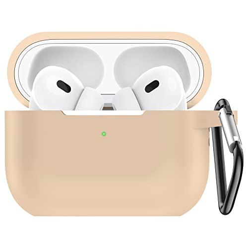 NIMASO ケース AirPods Pro 2 第2世代 2022 専用 カバー エアーポッズ プロ 2世代 シリコン 保護 ケース カラビナ付き ワ｜kakinokidou｜02