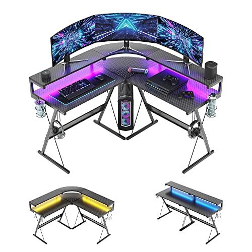 DOMY HOME ゲーミングデスク l字 pc デスク L字 パソコンデスク