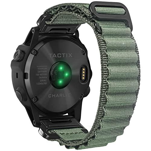 互換品 GARMIN ガーミンベルト QuickFit ガーミンナイロンバンド 26MM
