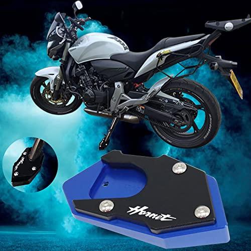ForホンダホーネットCB600F 2008-2013 CB900F 2002-2011オートバイCNCキックスタンドサイドスタンド拡大延長パッドサポートアクセサリー…