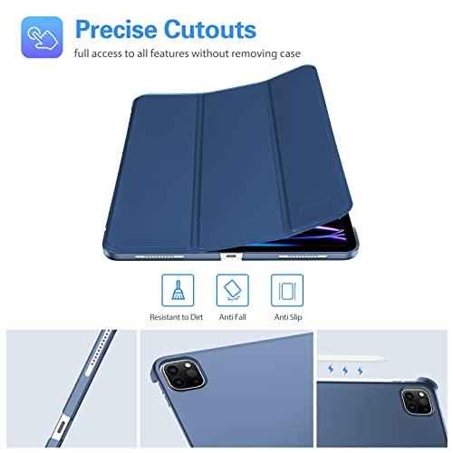 ProCase iPad Pro 11 ケース 第4/3/2/1世代に適用 2022 2021 2020 2018   Apple Pencilのペアリングと充電に対応  三つ折り ス?｜kakinokidou｜05