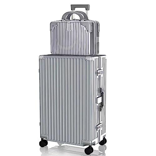 [HBEISE]XL親子セットアルミフレームスーツケース+スモールケース2セット HBEISE 親子セット アルミフレーム スーツケース+スモールケースの2セット