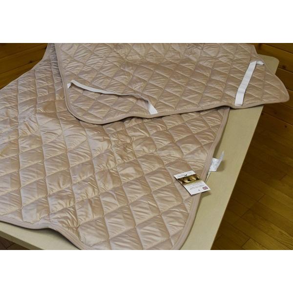 フランスベッド（FRANCEBED） 羊毛ベッドパッド ワイドダブルサイズ