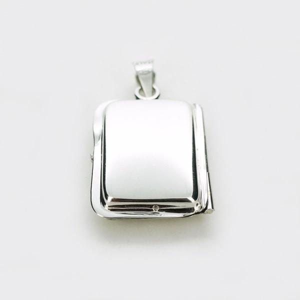 限定1点】 K18 ホワイトゴールド ロケット ペンダントトップ