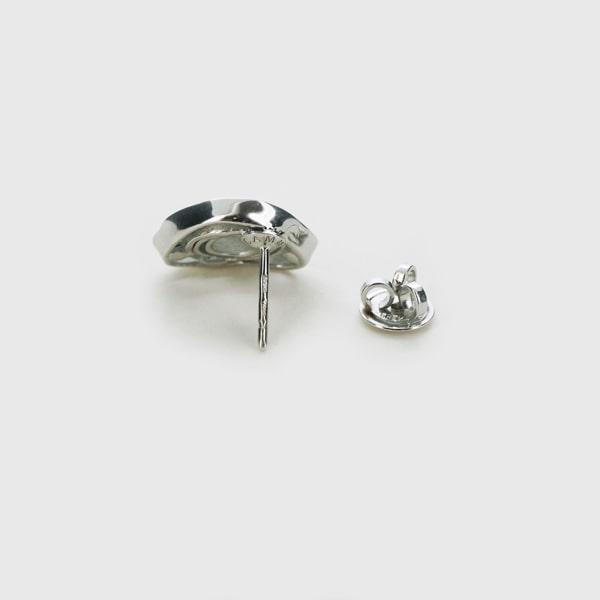 アンナマリアカミリ K18 ホワイトゴールド ダイヤモンド 花 ピアス 