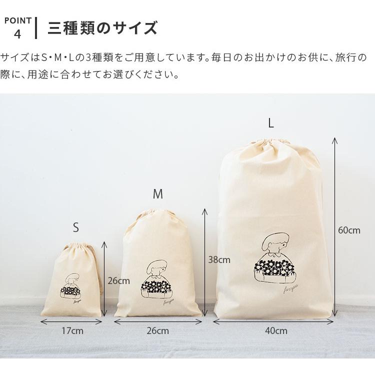 コットンバッグ Sサイズ 友澤健太郎 ラッピング ラッピング材 ラッピング用品 プレゼント 袋 巾着 小物入れ 小さい コットン イラスト ナチュラル 持ち運び A0792c 楽しいインテリア北欧雑貨店 Kakko 通販 Yahoo ショッピング