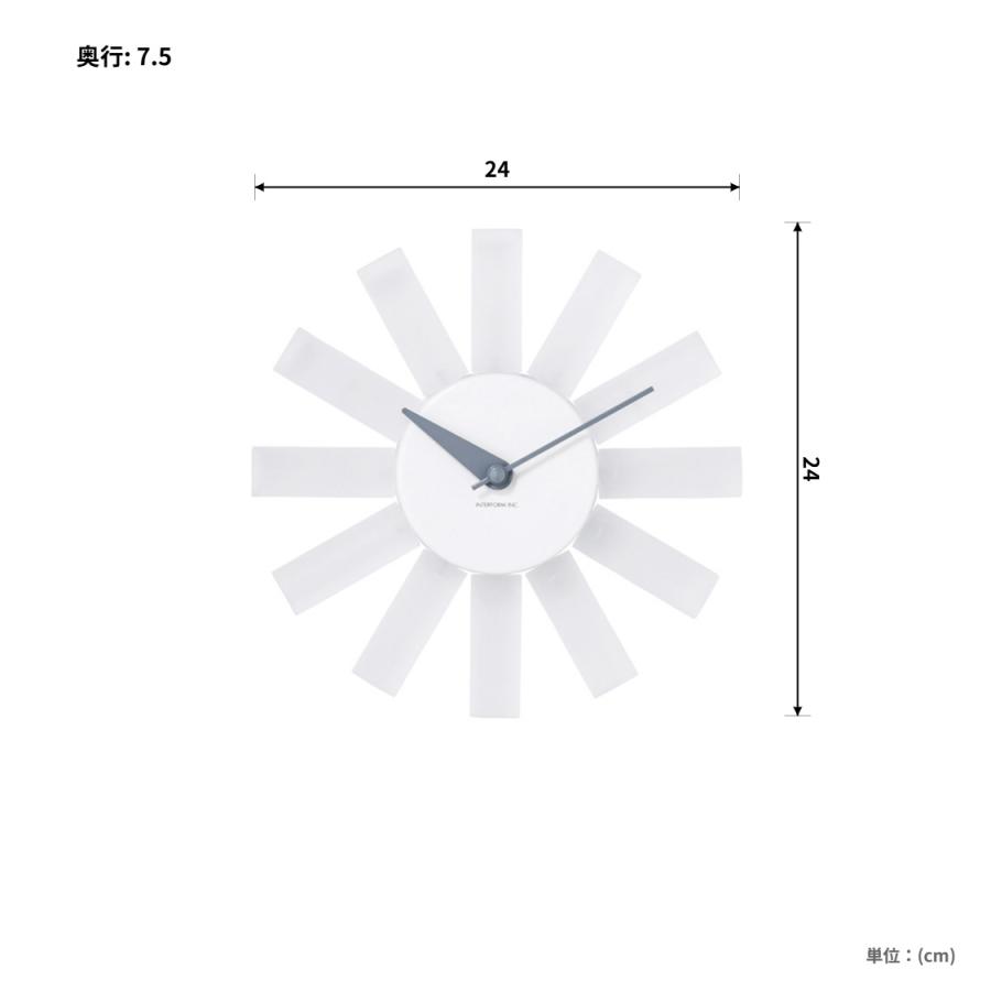 ウォールクロック ヴィティ CL-4565 Viti インターフォルム 掛け時計 壁掛け時計 おしゃれ 影 静音 スイープムーブメント 母の日 父の日 プレゼント ギフト