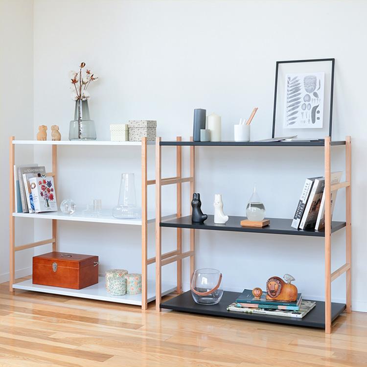 Aina シェルフ3段 Paperi パペリ シェルフ ラック 書棚 ブックラック 収納家具 棚 シェルフ リビング ダイニング キッチン 新生活 4 001 楽しいインテリア北欧雑貨店 Kakko 通販 Yahoo ショッピング