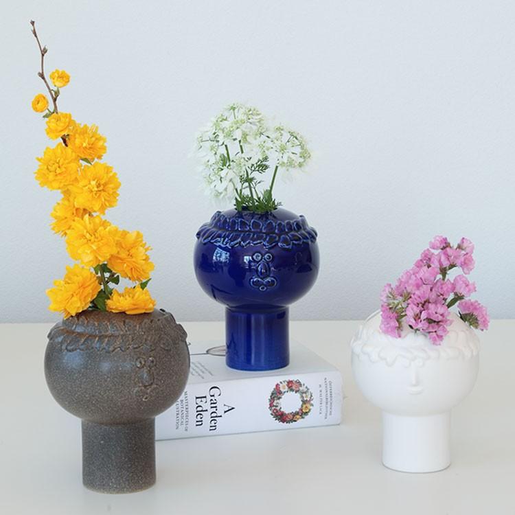 花瓶 陶器 花器 オブジェ 北欧 かわいい おしゃれ リビング 寝室 ベッドルーム プレゼント ギフト Keramikstudion Stig Lindberg フラワーベース リサラーソン B 楽しいインテリア北欧雑貨店 Kakko 通販 Yahoo ショッピング