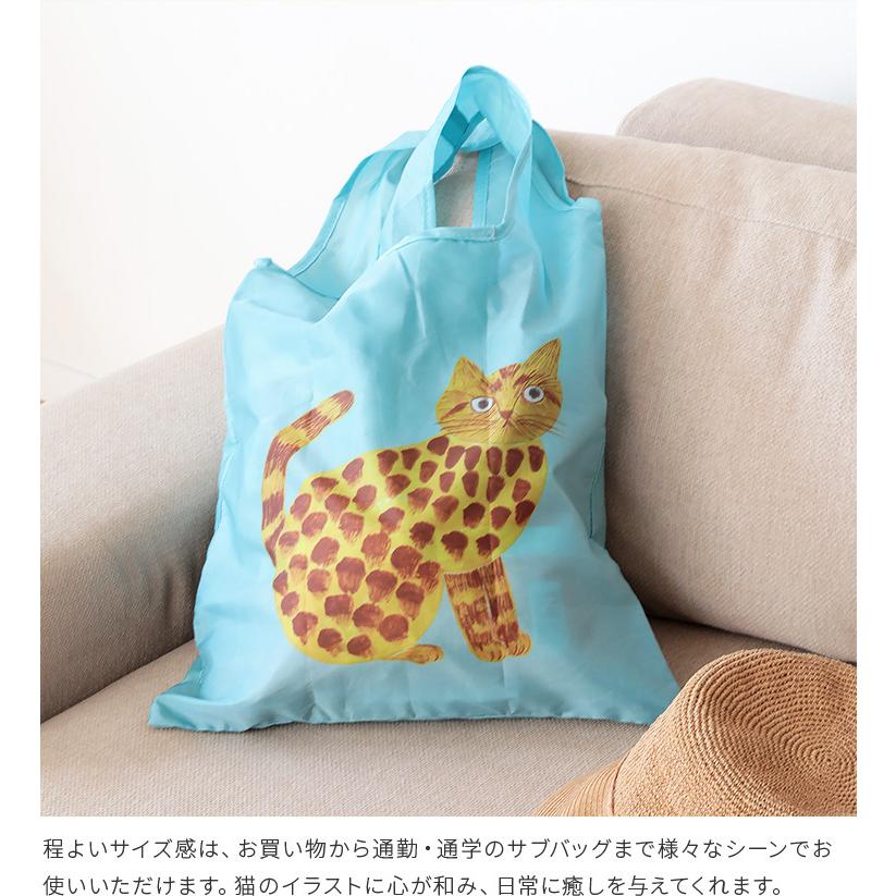 エコバッグ 松尾ミユキ Cat 猫 ねこ ネコ イラスト バッグ エコバッグ 松尾ミユキ 買い物 ミニバッグ レディース 北欧テイスト 北欧雑貨 おしゃれ かわいい B81mm721 楽しいインテリア北欧雑貨店 Kakko 通販 Yahoo ショッピング