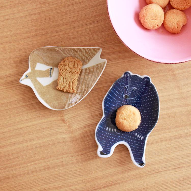 小皿 お皿 皿 クマ 熊 くま アホウドリ クジラ くじら 食器 小物入れ 小物 北欧 キッチン テーブル 飾り インテリア katakata