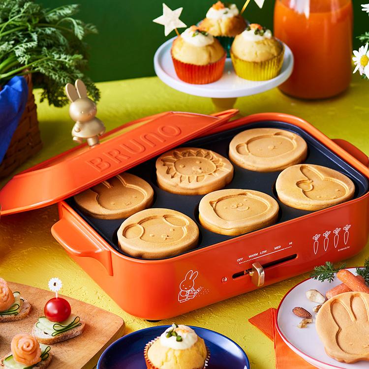 【美品】ミッフィー×BRUNO ホットプレート たこ焼き・焼き型付き BRUNO（ブルーノ） 【特典付き】ミッフィー ホットプレート コラボ