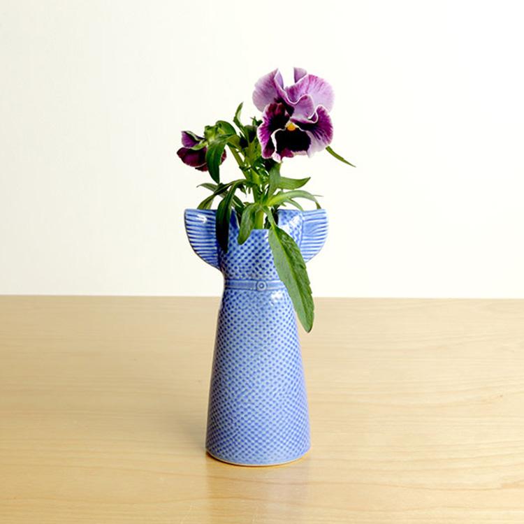 おやつ⭐︎リサラーソン　ワードロープ花瓶ドレス（廃盤艶なし） Lisa Larson リサラーソン LisaLarson ワードローブシリーズ