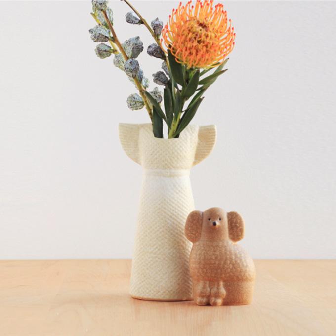 リサラーソン　ワードローブ　ドレス　フラワーベース　花のために　日本・数量限定 Lisa Larson（リサラーソン） 【並行輸入品】リサラーソン 花瓶 置物