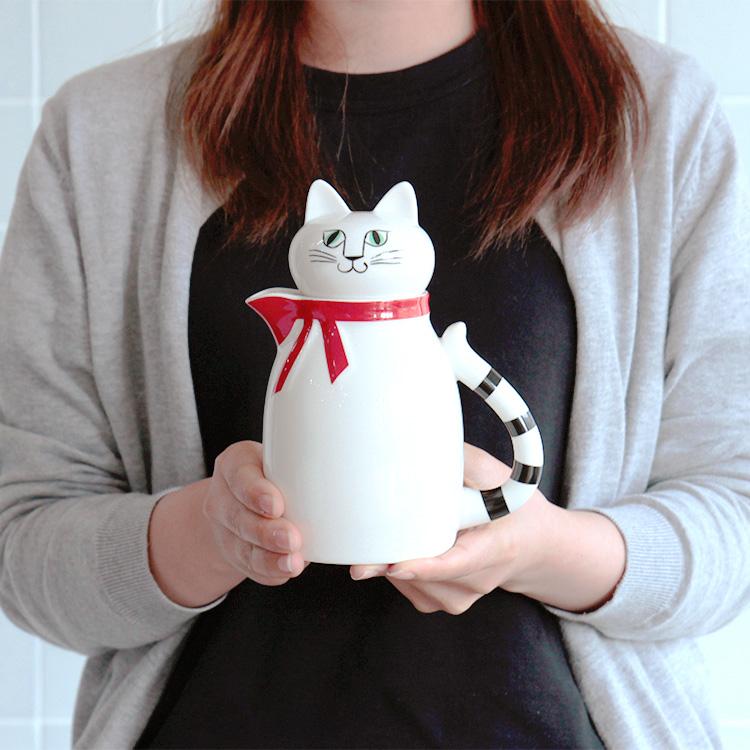 Lisa Larson（リサラーソン） Cat ティーポット FIA LisaLarson ケトル