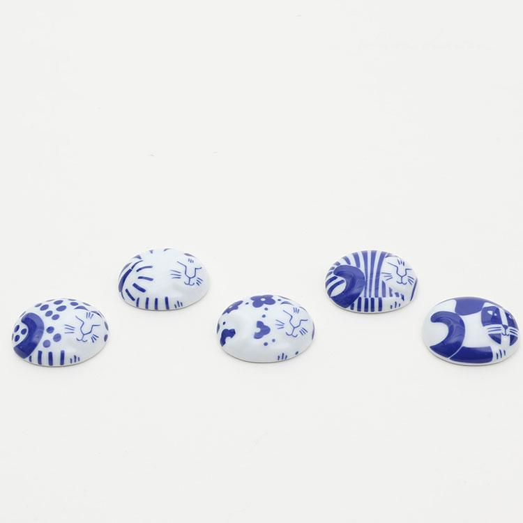 Lisa Larson（リサラーソン） はしおき ごのねこ 5個セット 北欧雑貨