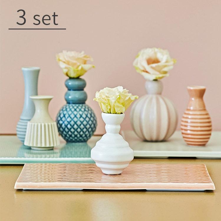 花瓶 3個 セット フラワーベース コーラル ピンク おしゃれ かわいい リビング 北欧 Minibells ミニベル Dottir Nordicdesign ドティエ ノルディックデザイン D24d 楽しいインテリア北欧雑貨店 Kakko 通販 Yahoo ショッピング