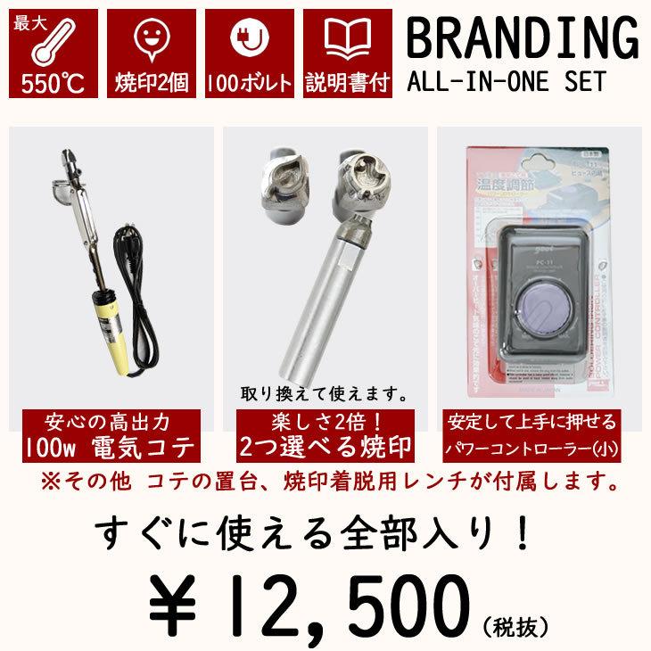 焼き印 オリジナル 焼印 2個と100W電気コテ パワーコントローラー(小）のセット母 誕生日 父の画像