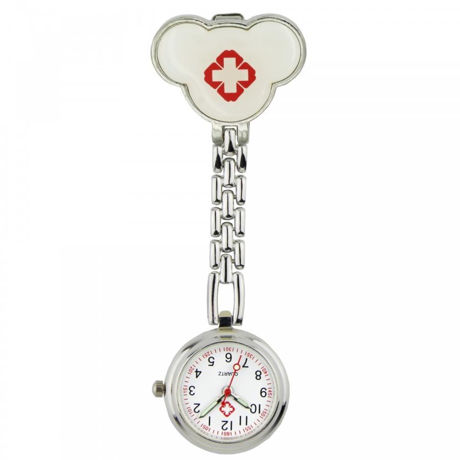 ナースウォッチ 懐中時計 時計 クリップ時計 逆さ文字盤 卓出 ナース時計 好評受付中 看護師 XDC-005A 電池交換可能 看護婦