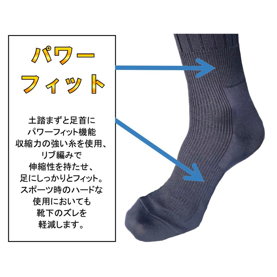 日本製 多機能 サッカーソックス 3足セット 3サイズ 3カラー