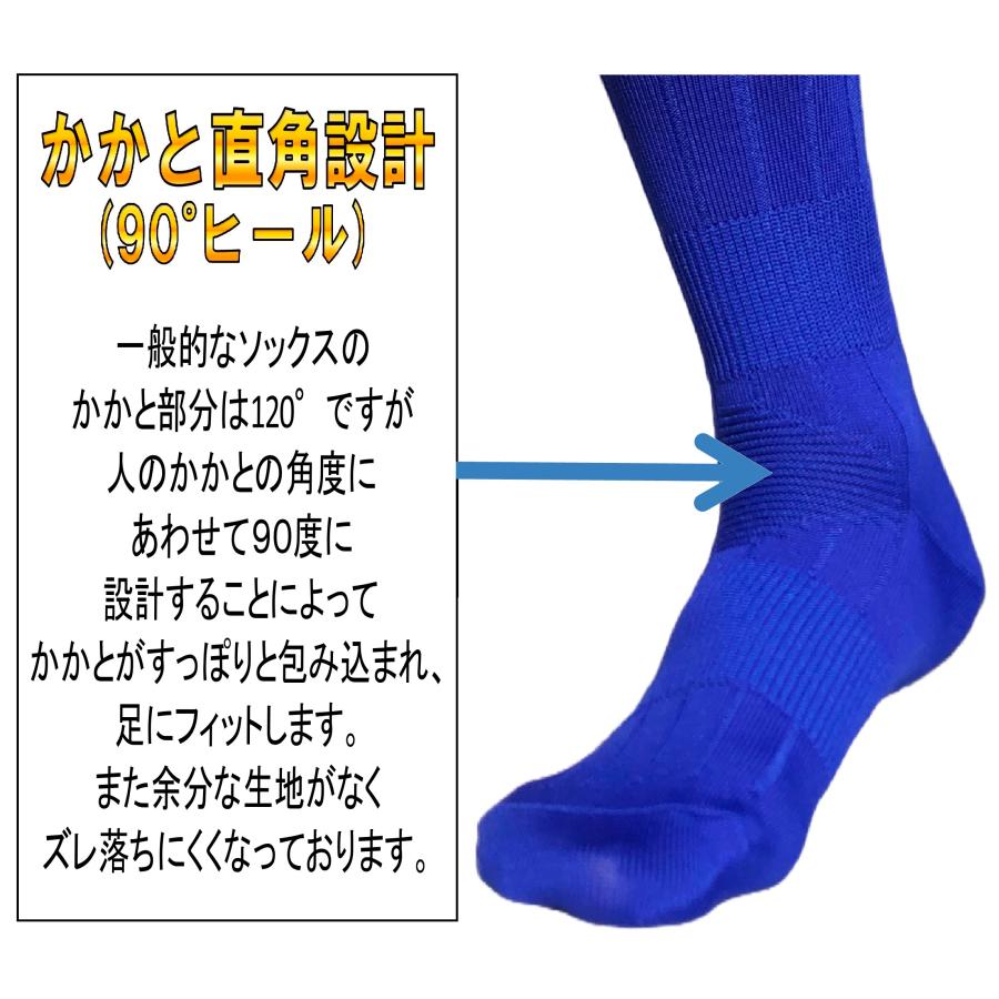 日本製 膝上丈 サッカーソックス BL / WH ブルー ホワイト 2足 日本製 膝上丈 サッカーソックス BL / WH ブルー ホワイト 2足