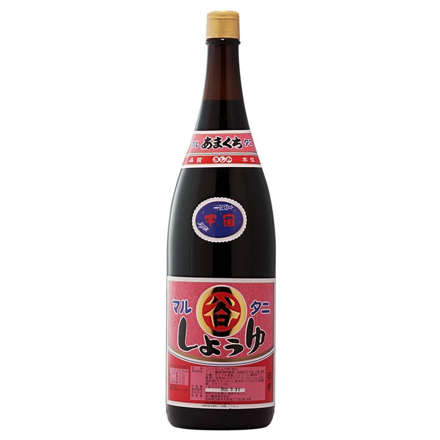 398円 玄関先迄納品 マルタニ醤油 宇宙1 8l ビン入り