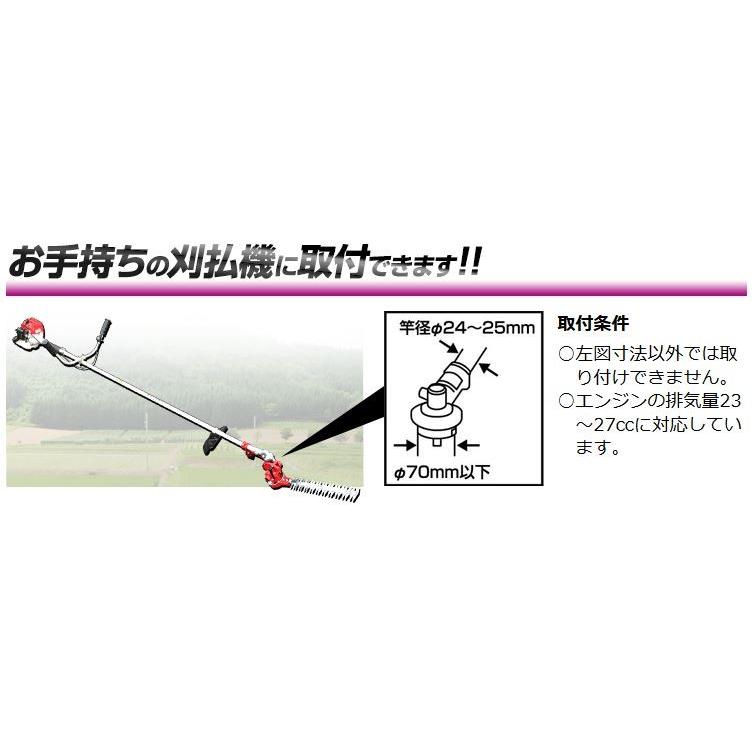 ニシガキ L型バリカン400 N-831 刈払機取付用 : KAKOMAN-NET - 通販