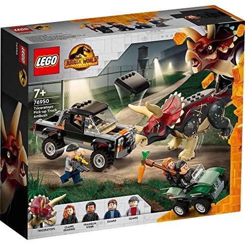 LEGO（レゴ） ジュラシック・ワールド トリケラトプスのトラック襲撃 