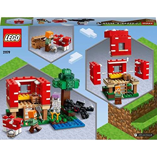 レゴ LEGO マインクラフト キノコハウス 21179 おもちゃ レゴブロック レゴマインクラフト マイクラ ミニフィグ セット 8歳以上｜kakon｜04